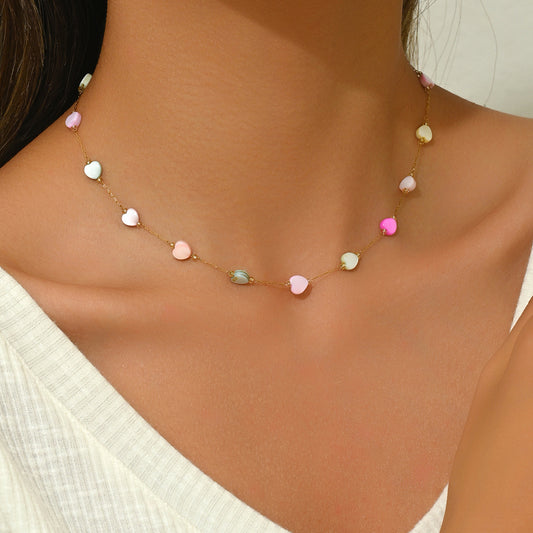 Pastel Heartbeats Necklace