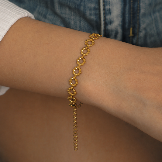 Golden Garland Bracelet