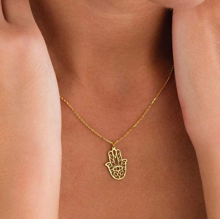 Evil Eye Hamsa Necklace