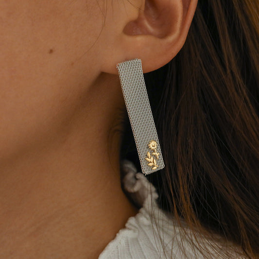 Silver Veil Earrings