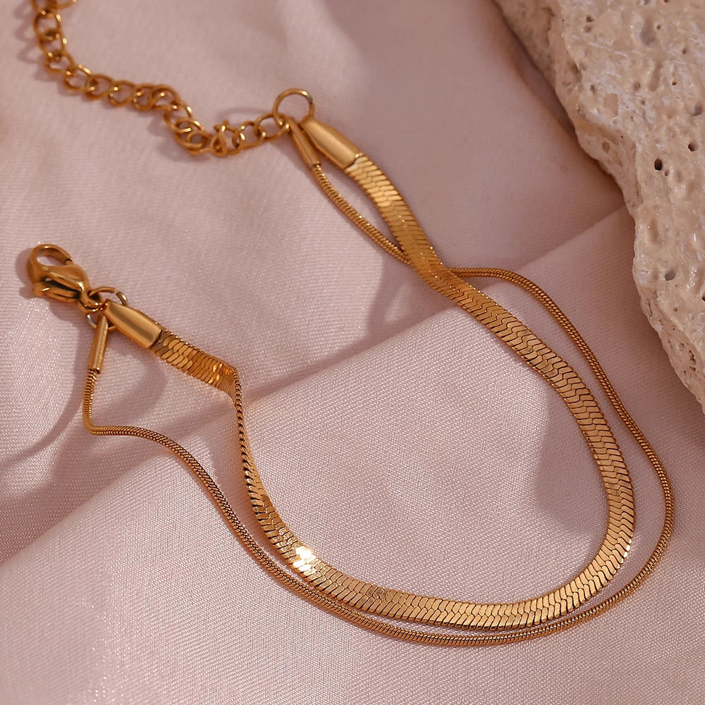 Luna Dual Chain Bracelet