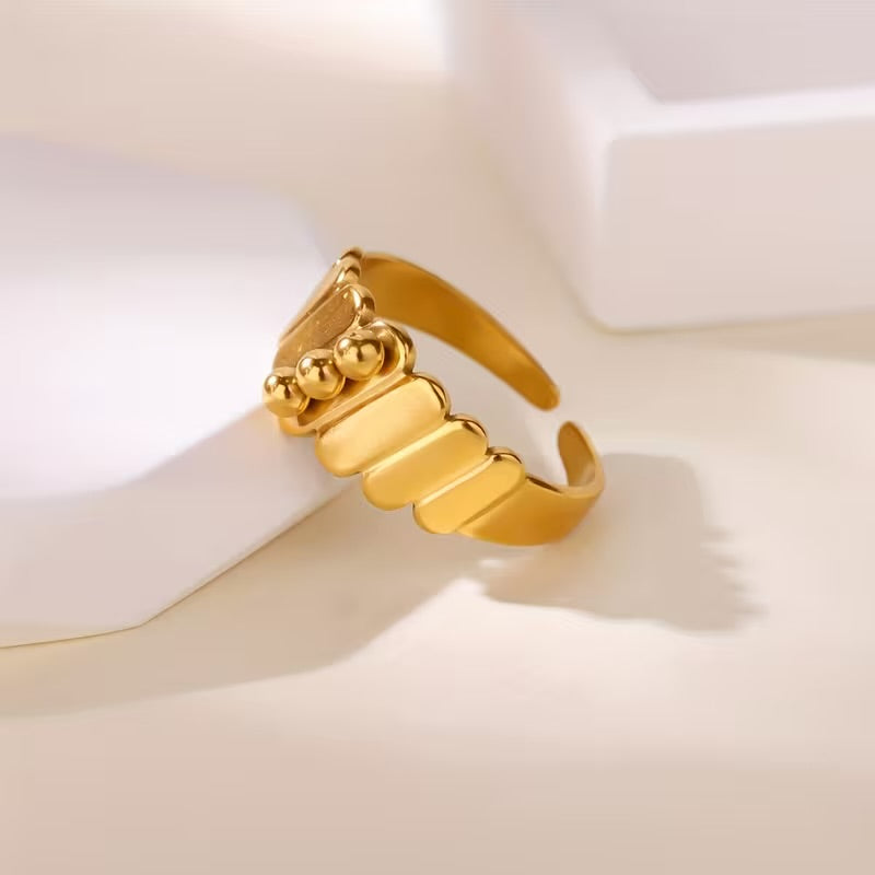 Triple Orb Ring