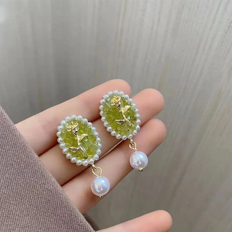 Regal Beaded Earrings