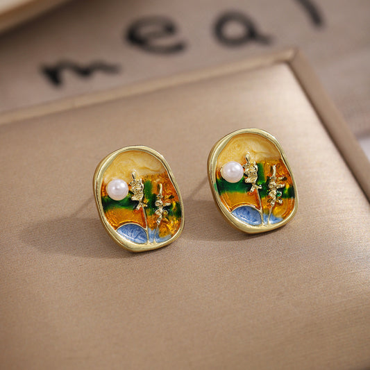 Sunset Garden Earrings