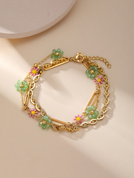 Green Blossom Bracelet