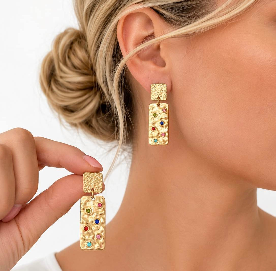 Cosmic Gem Earrings