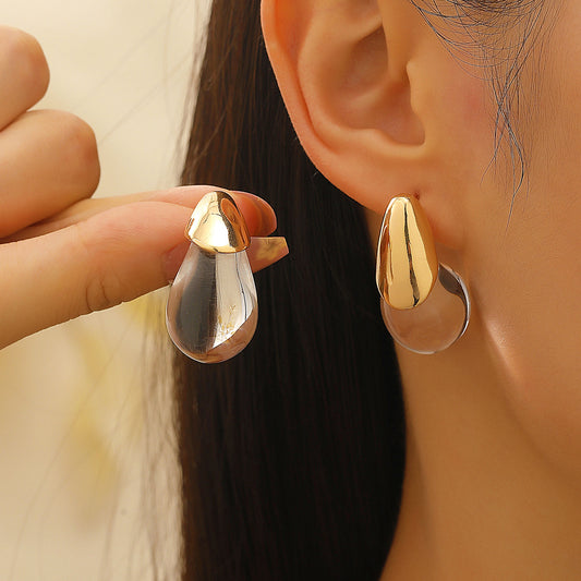 Modern Raindrop Earrings