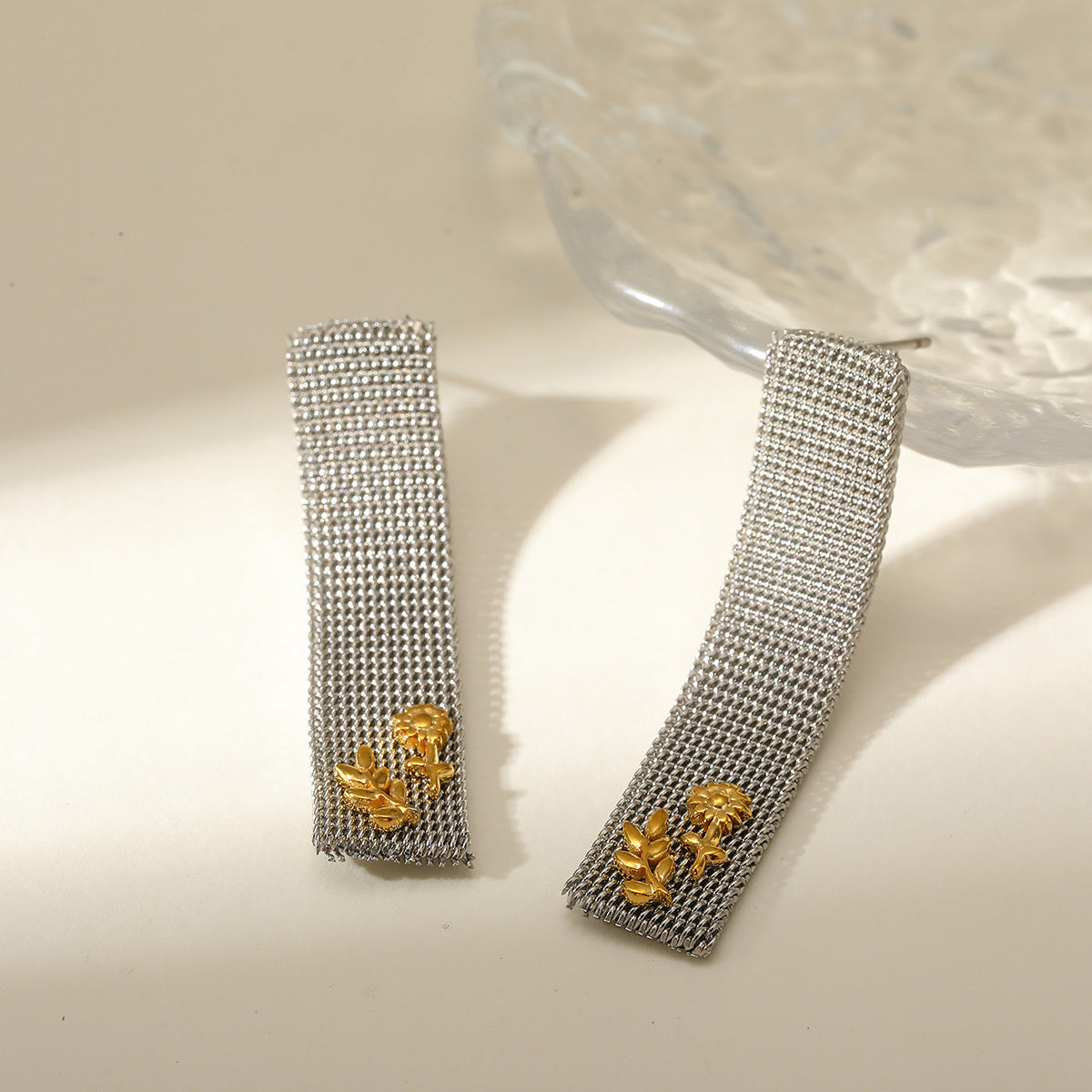 Silver Veil Earrings