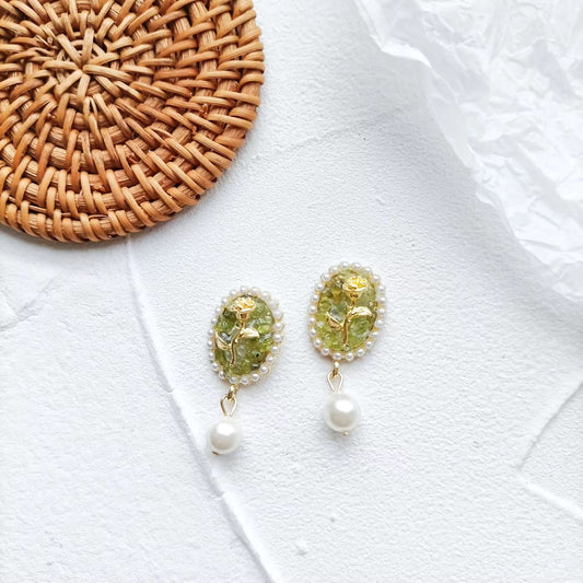 Regal Beaded Earrings