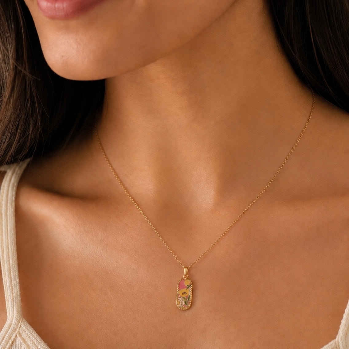 Blush Mosaic Necklace