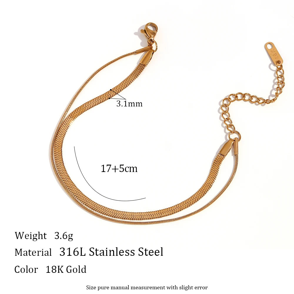 Luna Dual Chain Bracelet