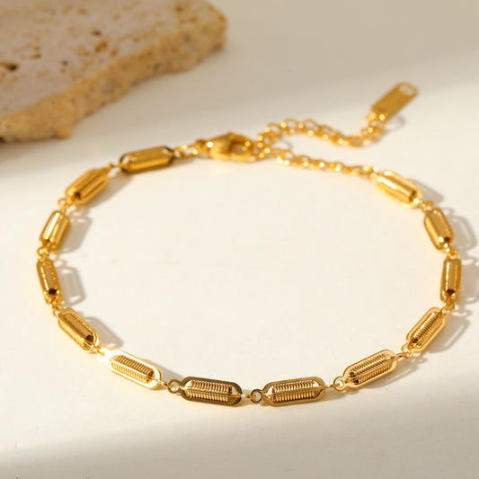 Eterna Textured Chain Bracelet