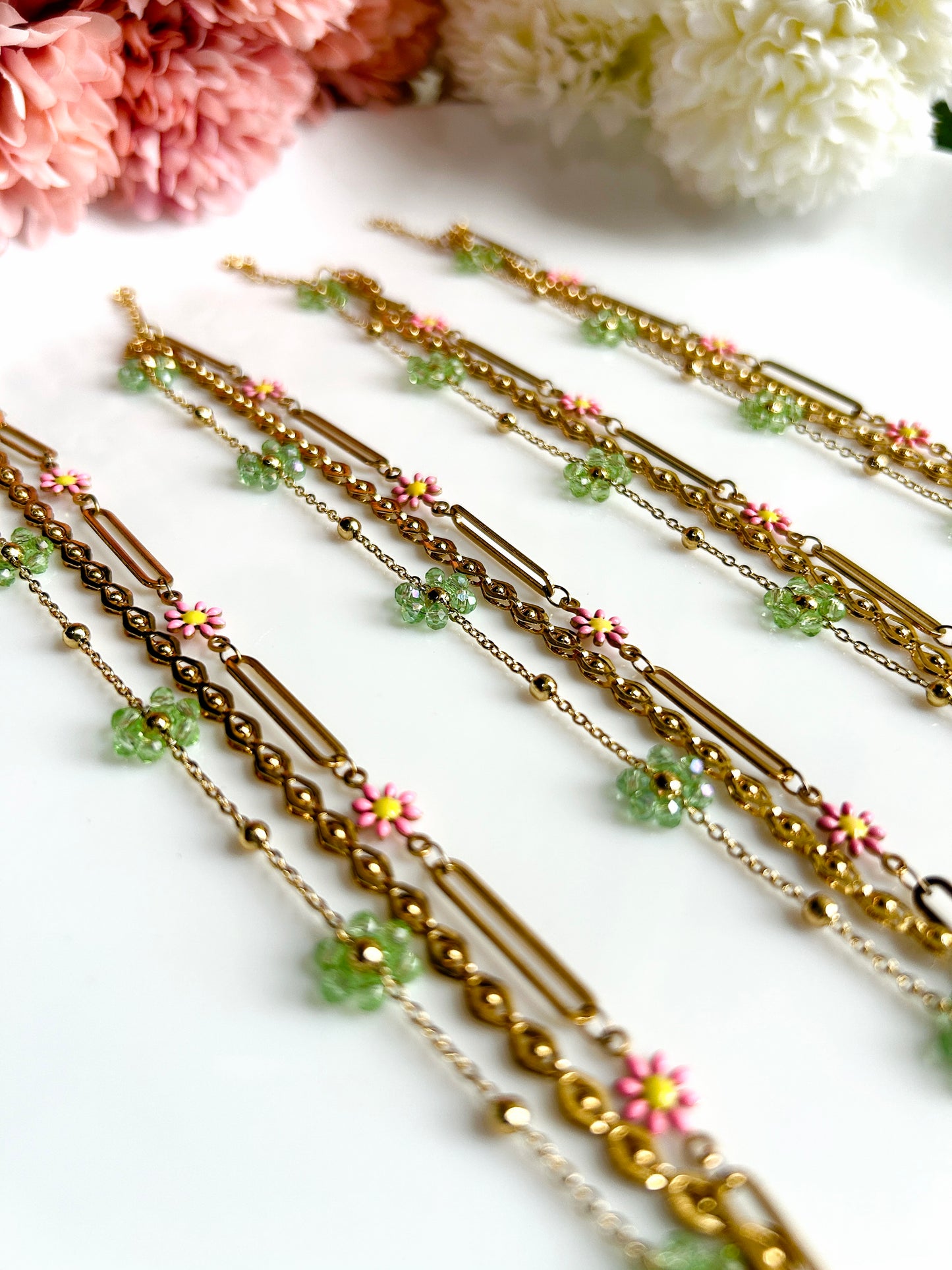 Green Blossom Bracelet