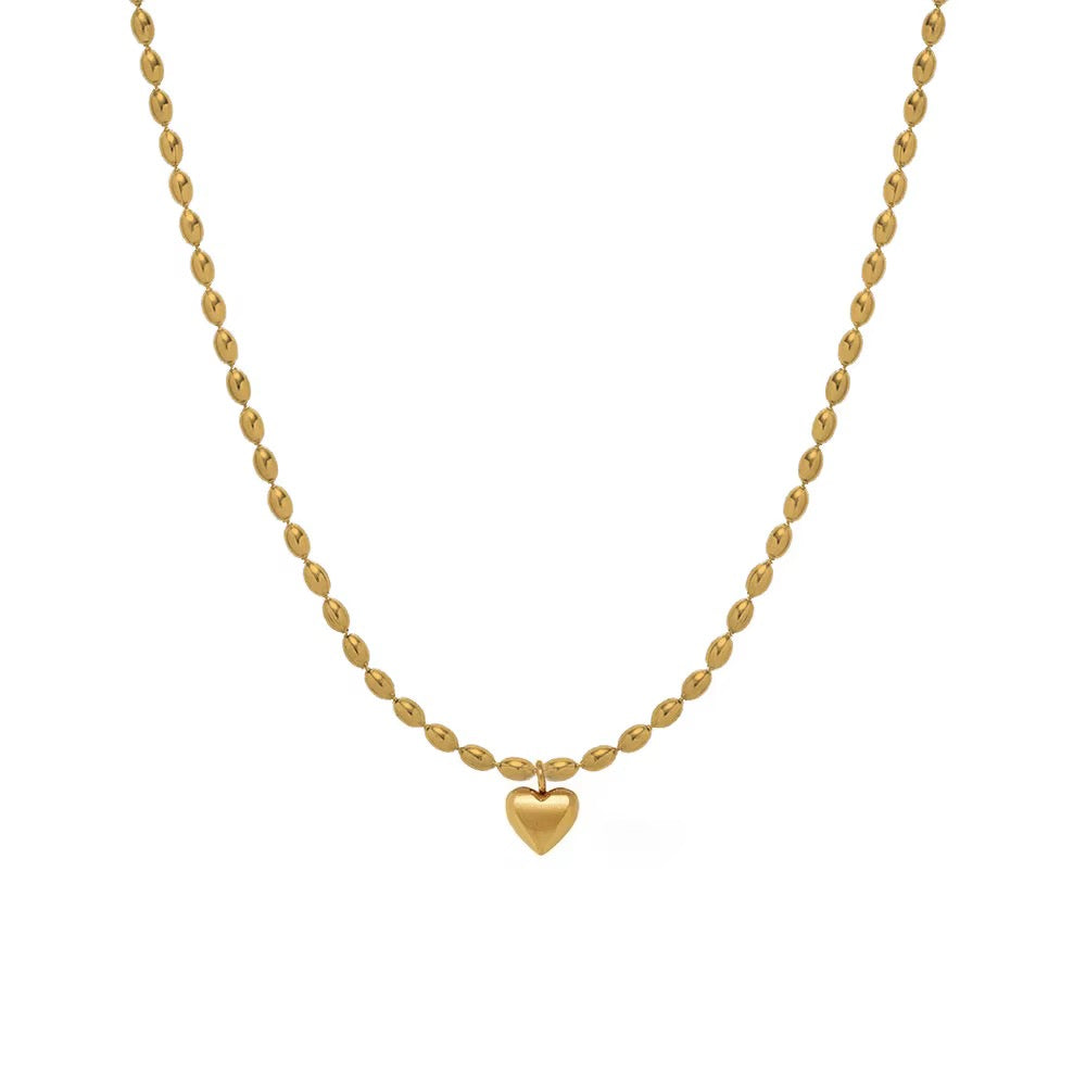 Bliss Gold Heart Necklace