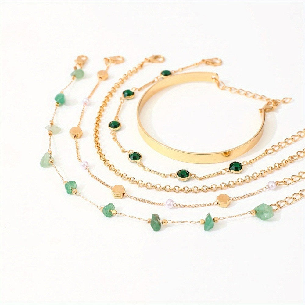 The Emerald Bracelet Set