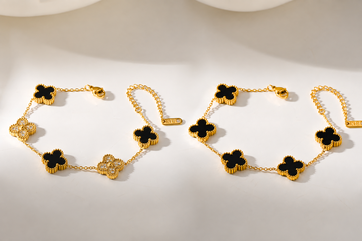 Noir Clover Convertible Bracelet