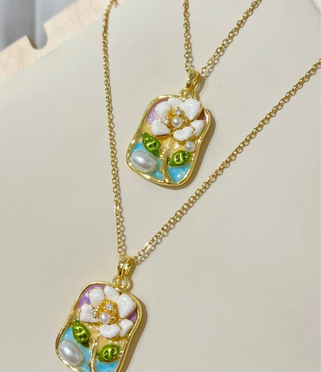Garden Grace Floral Necklace
