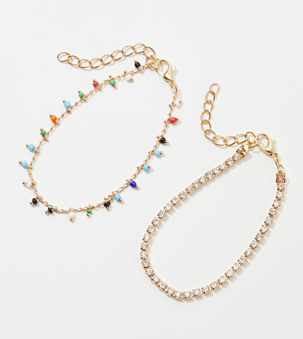 Dual Charm Bracelet Set