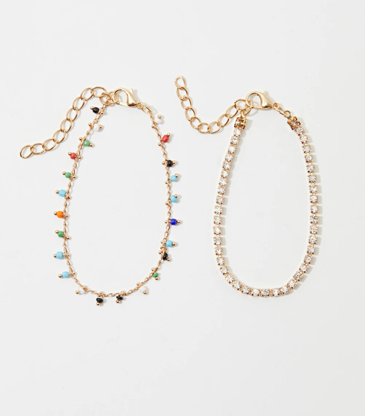 Dual Charm Bracelet Set