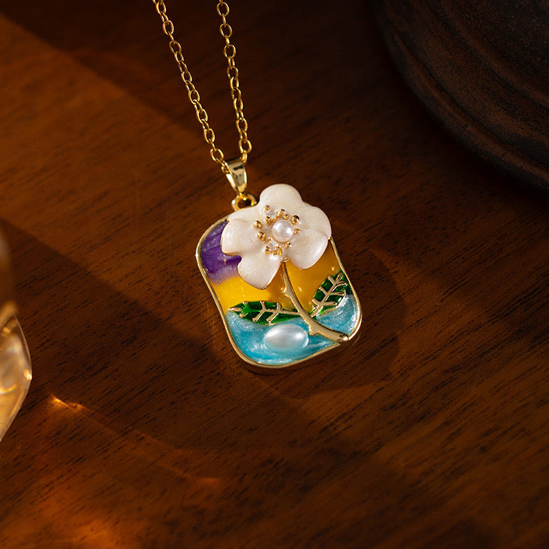 Garden Grace Floral Necklace